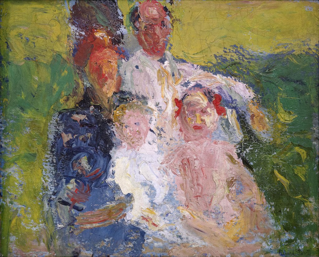 Detail of The Schönberg Family, 1907 by Anonymous
