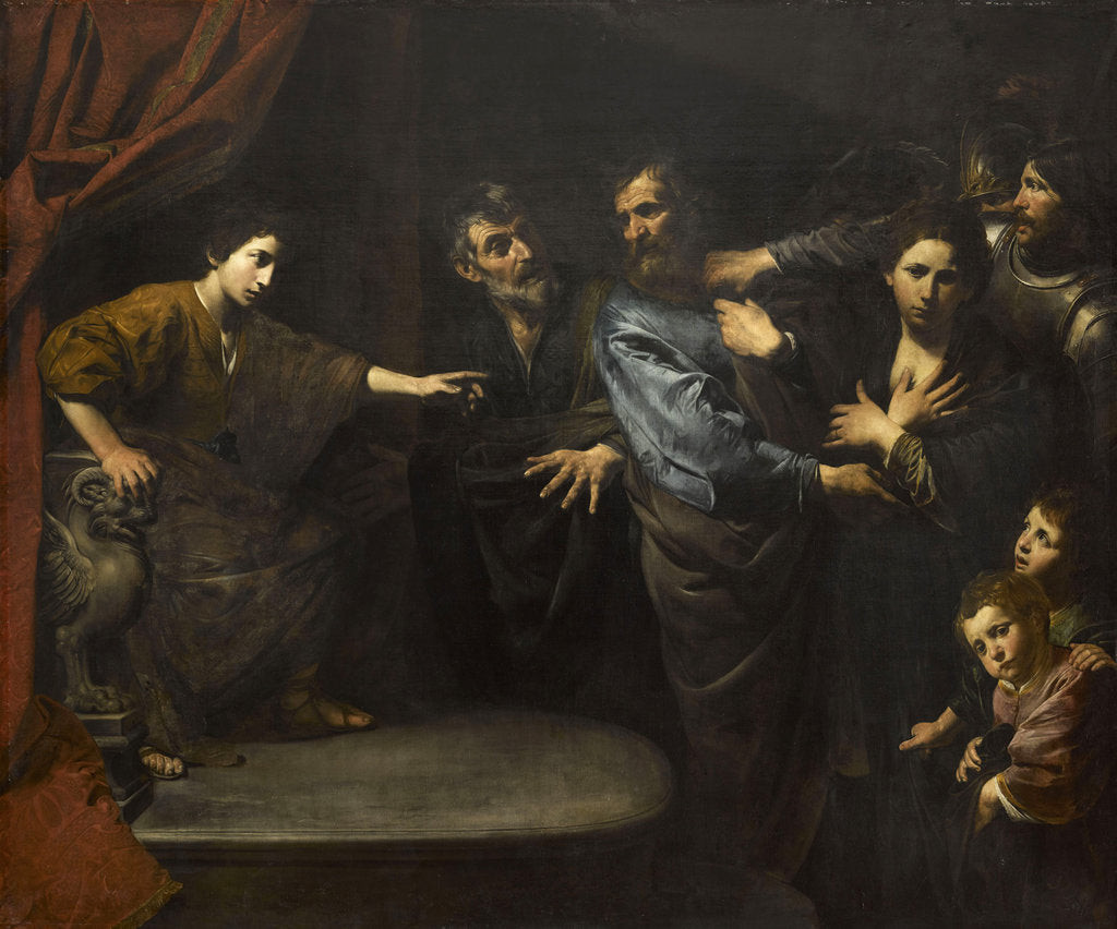 Detail of The innocence of Susanna or The judgement of Daniel, 1621-1622 by Anonymous