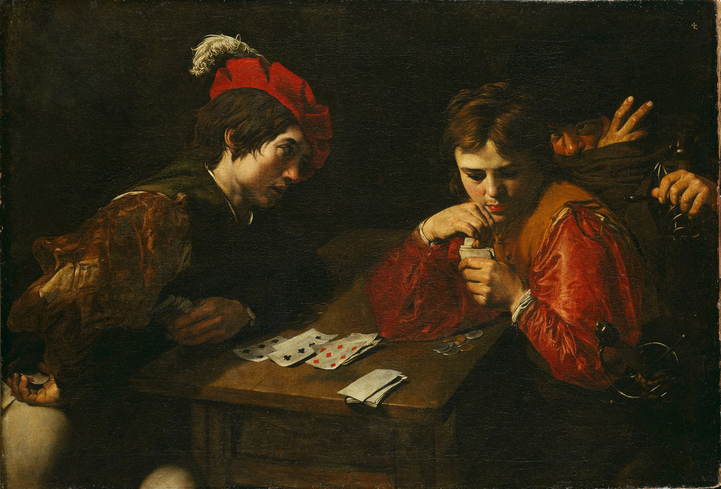 Detail of The Cardsharps, c. 1615 by Anonymous