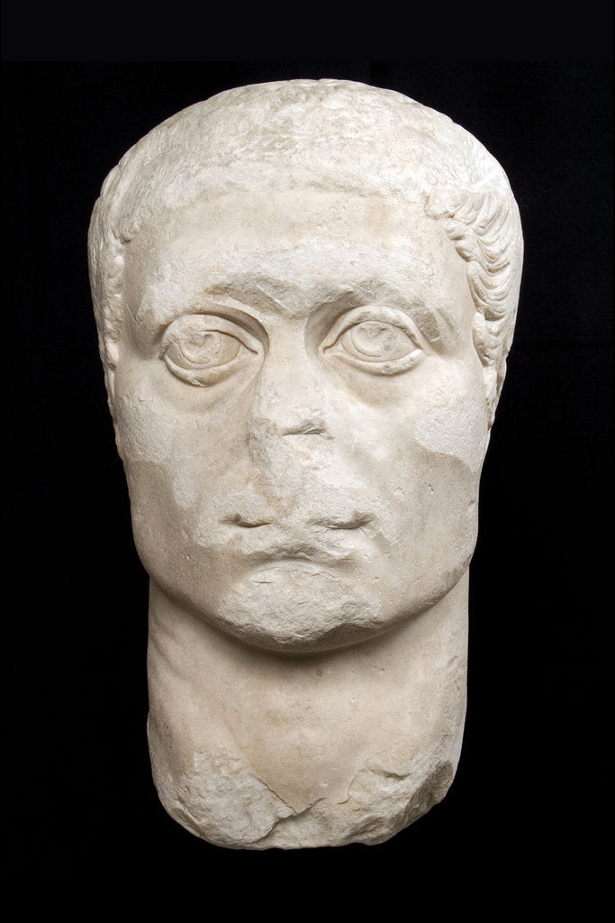 Detail of Constantine the Great, 4th century by Anonymous