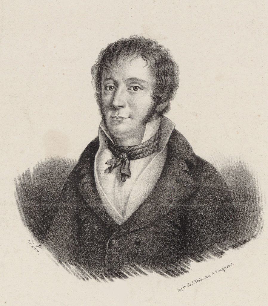 Detail of Portrait of the composer John Field, 1834 by Anonymous