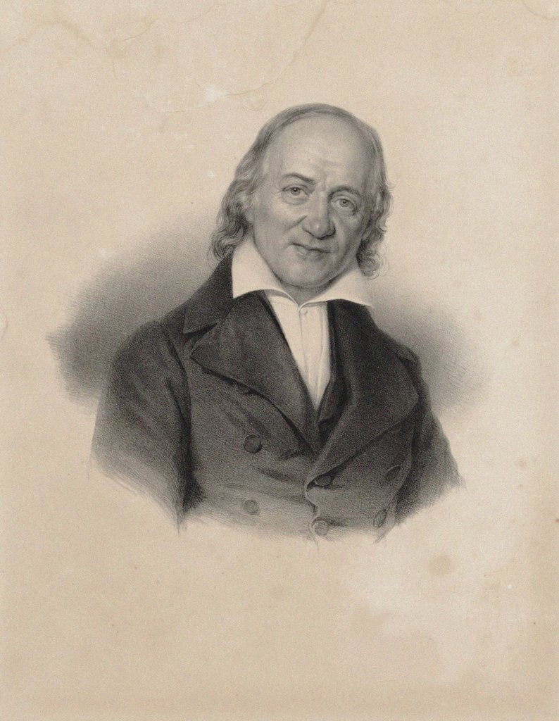 Detail of Portrait of the composer Gottfried Wilhelm Fink, 1840 by Anonymous