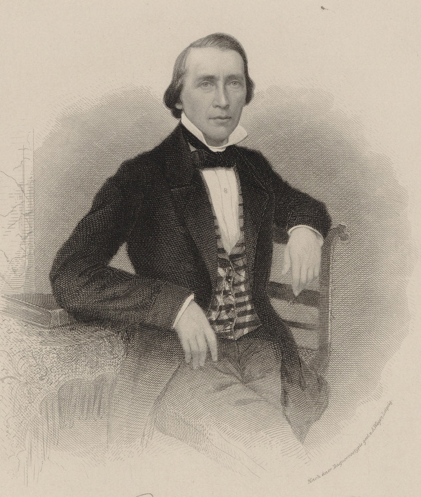 Detail of Portrait of the composer Robert Franz, 1880 by Anonymous