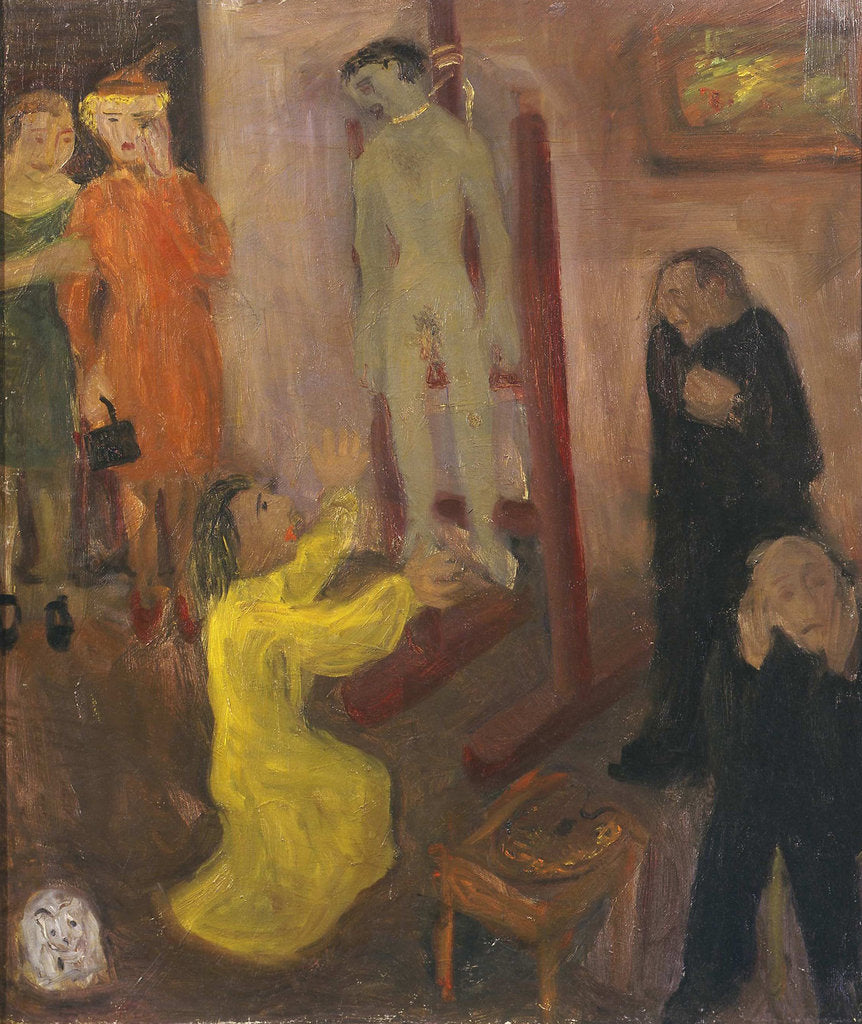 Detail of The painters suicide, 1937 by Anonymous