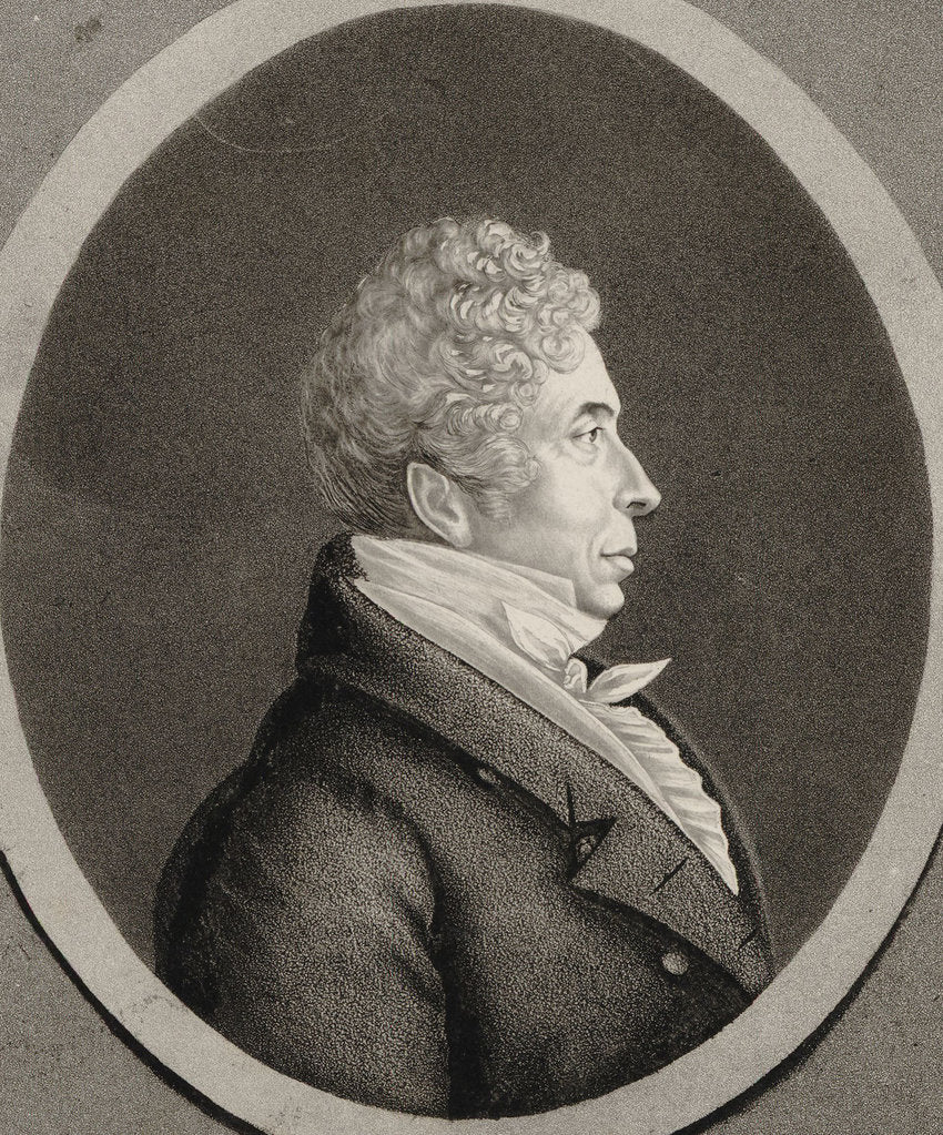 Detail of Portrait of the operatic tenor and composer Pierre Gaveaux, 1821 by Anonymous