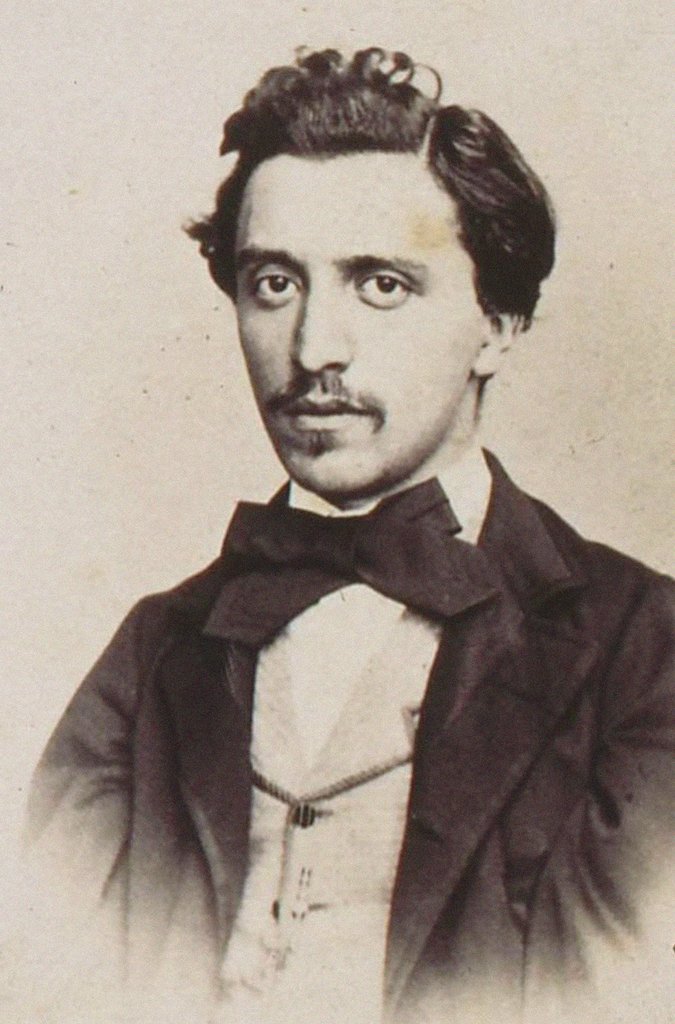 Detail of Portrait of the pianist und composer Friedrich Gernsheim, 1860s by Anonymous
