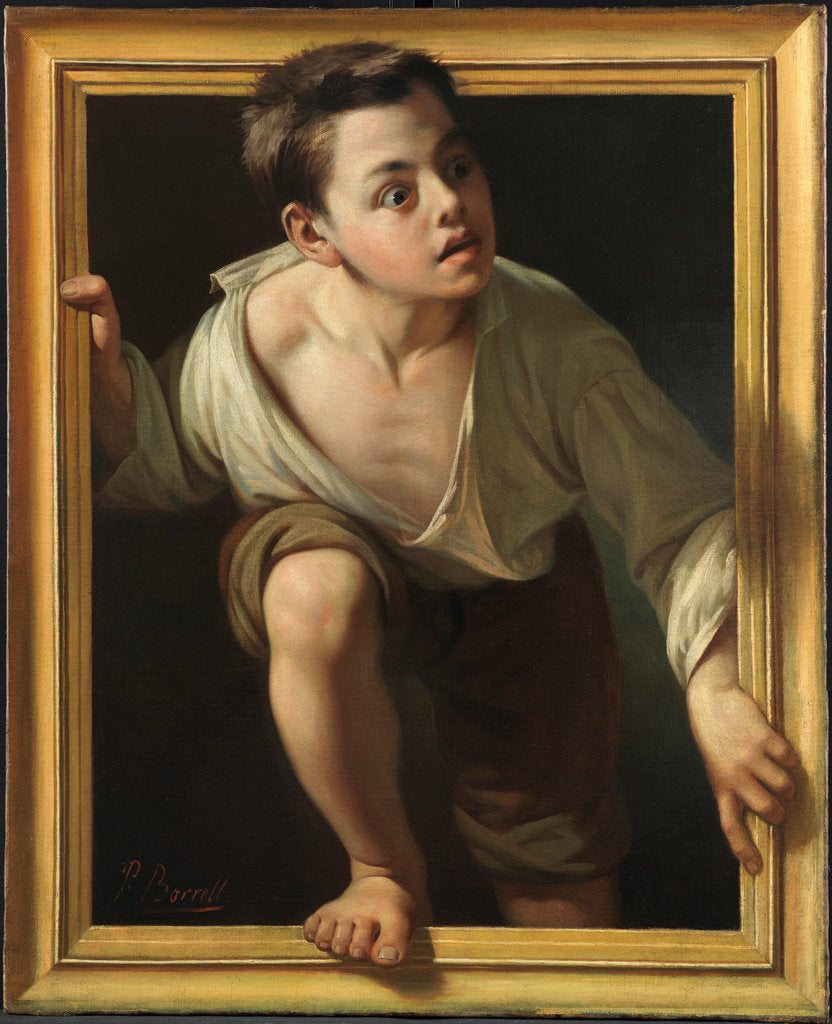 Detail of Escapando de la critica (Escaping Criticism), 1874 by Anonymous