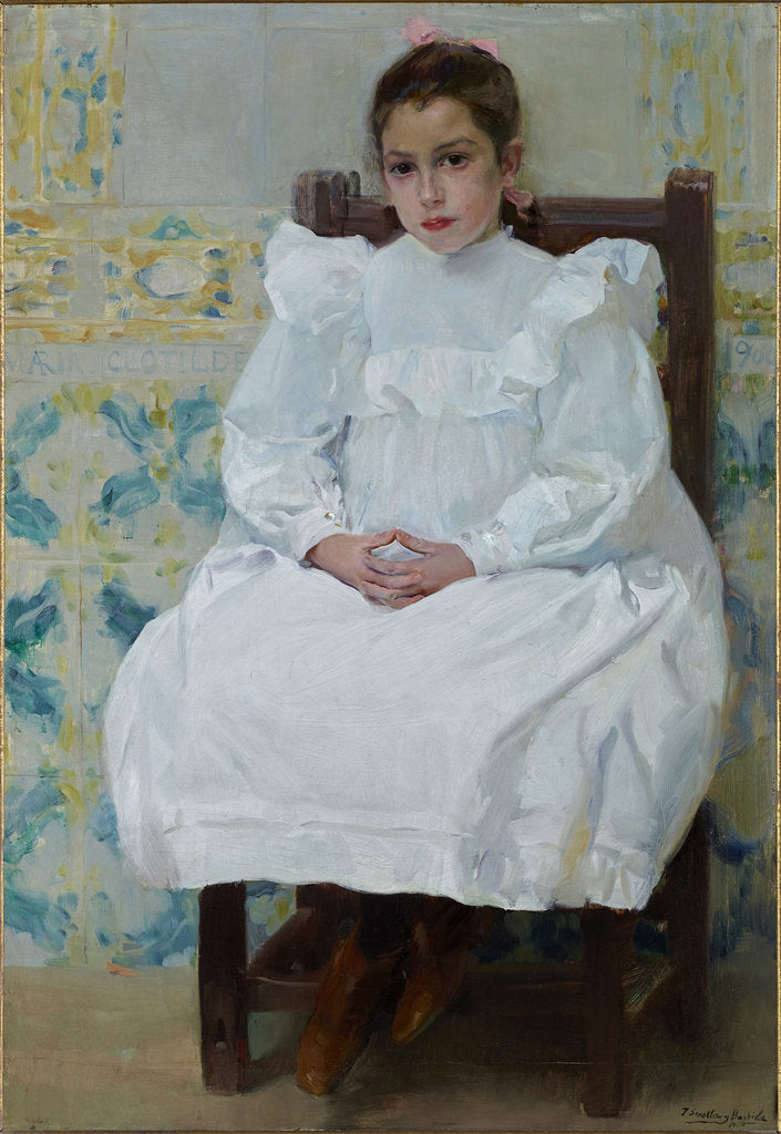 Detail of María Clotilde, 1900 by Anonymous