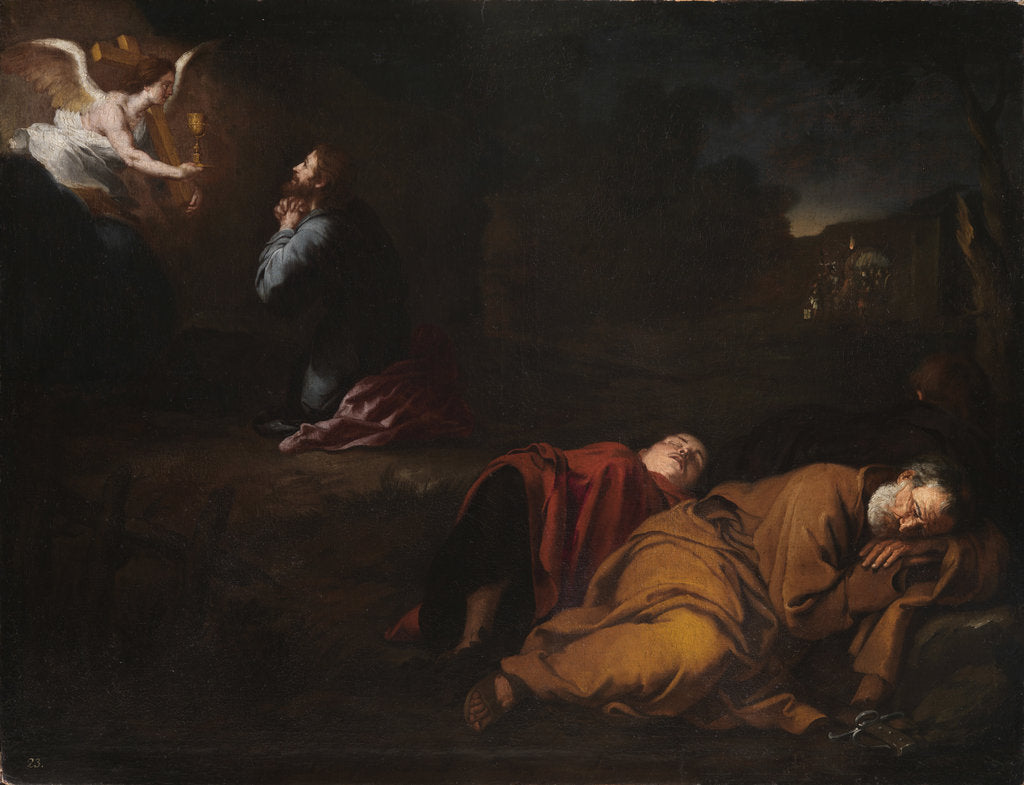Detail of The Agony in the Garden, c. 1655 by Anonymous