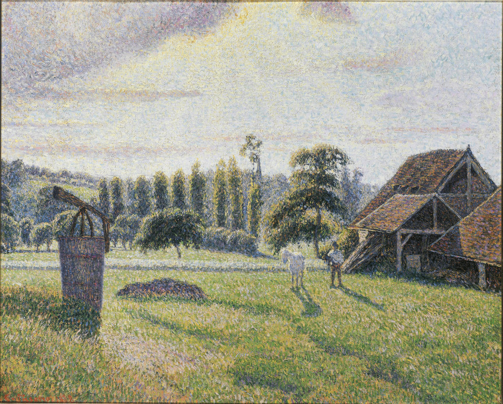 Detail of La Briqueterie Delafolie à Éragny, 1886-1887 by Anonymous