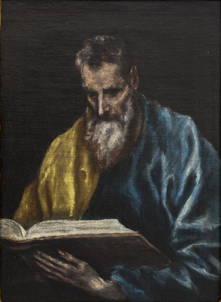 Detail of The Apostle Simon, 1608-1614 by Anonymous