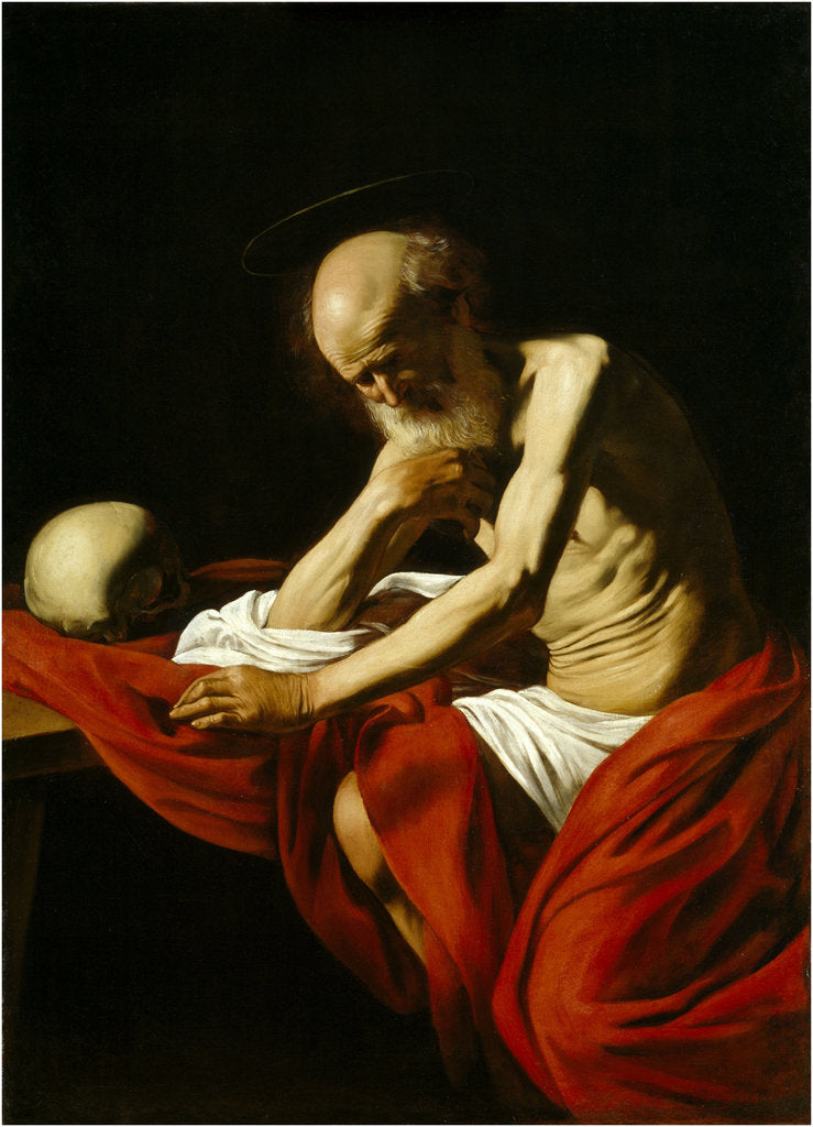 Detail of The Penitent Saint Jerome, c. 1605 by Anonymous