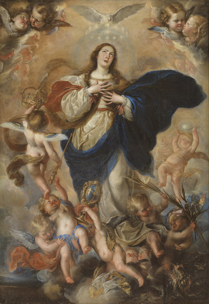 Detail of The Immaculate Conception of the Virgin, c. 1660 by Anonymous