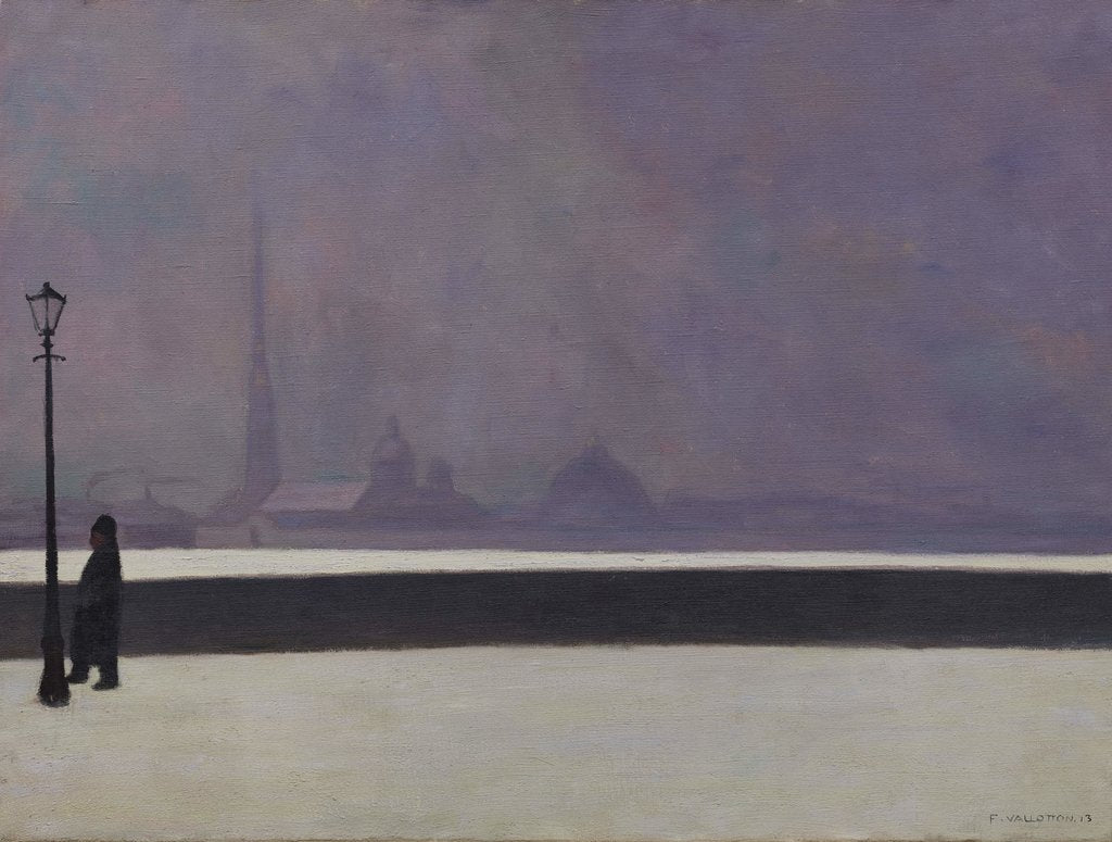 Detail of The Neva River, light mist, 1913 by Anonymous