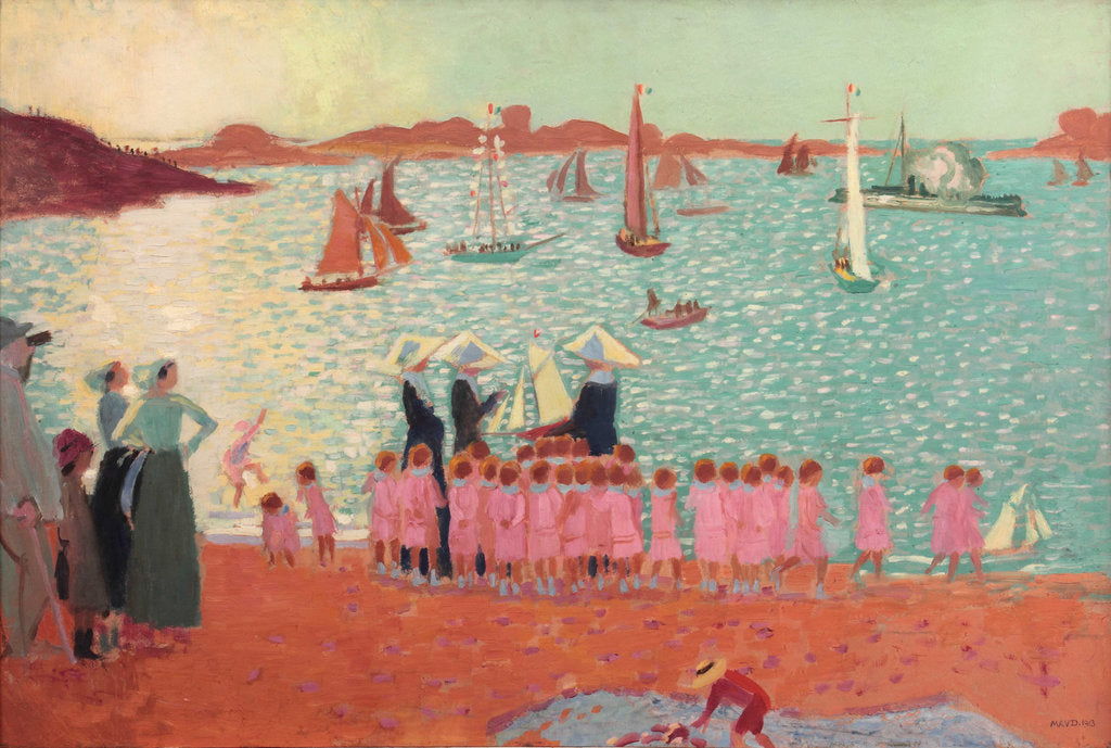 Detail of La Colonie de vacances (Summer camp), 1913 by Anonymous
