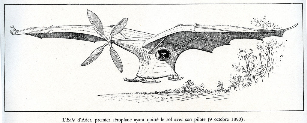 Detail of Ader Éole, 1890 by Anonymous