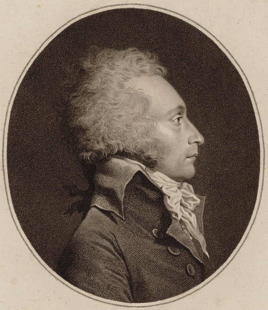 Detail of Alexandre, Vicomte de Beauharnais, 1791 by Anonymous