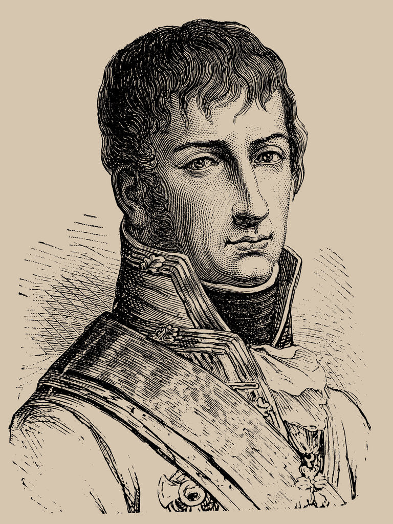 Detail of Archduke Charles of Austria, Duke of Teschen, 1889 by Anonymous