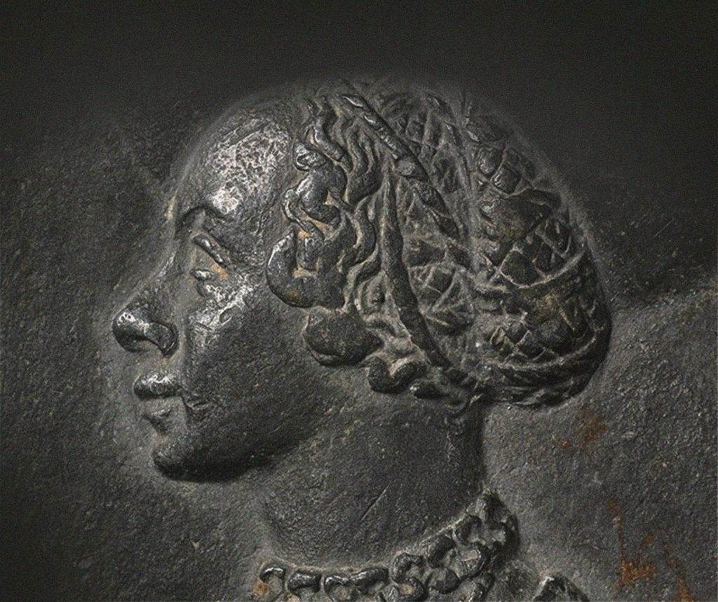 Detail of Argula von Grumbach, née von Stauff (c. 1492-c. 1554). Portrait medal (Detail), c. 1520 by Anonymous