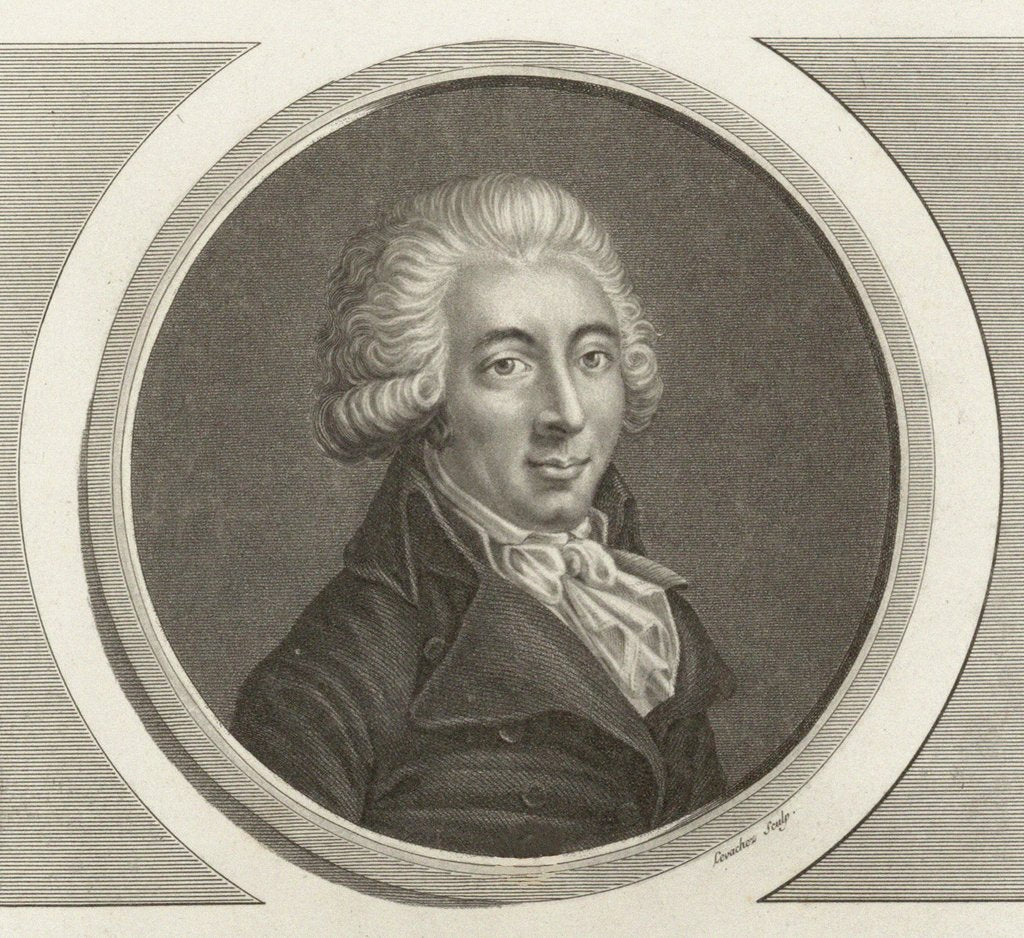 Detail of Armand (Arnaud) Gensonné, 1791 by Anonymous