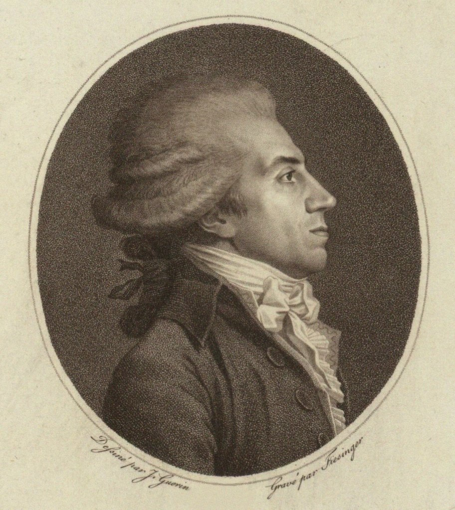 Detail of Bertrand Barère de Vieuzac, 1790 by Anonymous