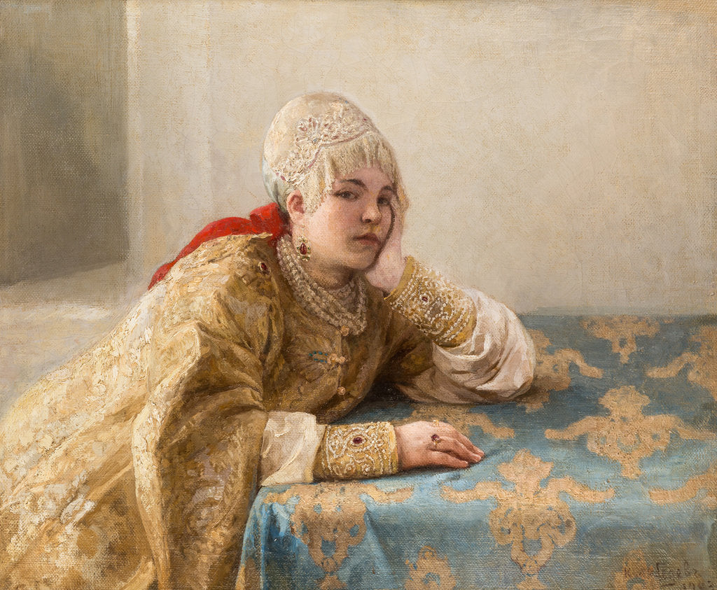 Detail of Boyars daughter, 1903 by Anonymous