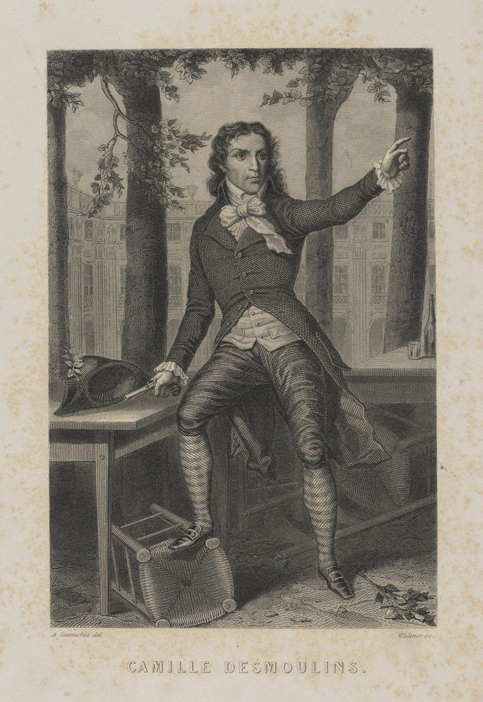 Detail of Camille Desmoulins, by Anonymous