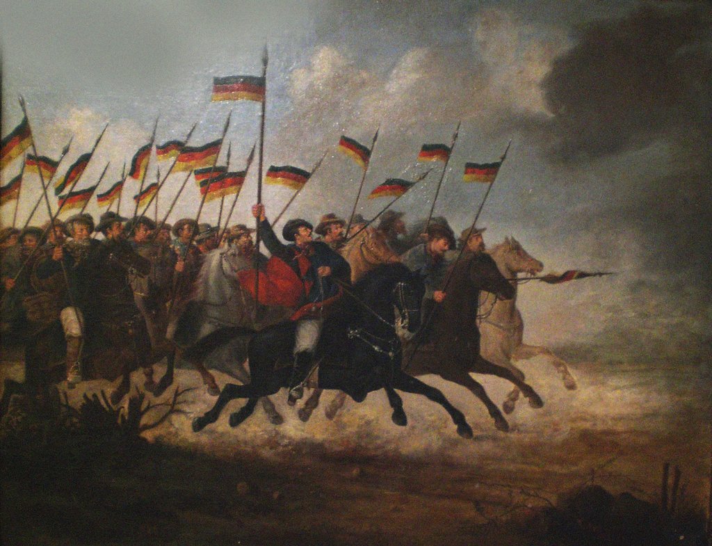 Detail of Charge of Cavalry (The Ragamuffin War), 1893 by Anonymous