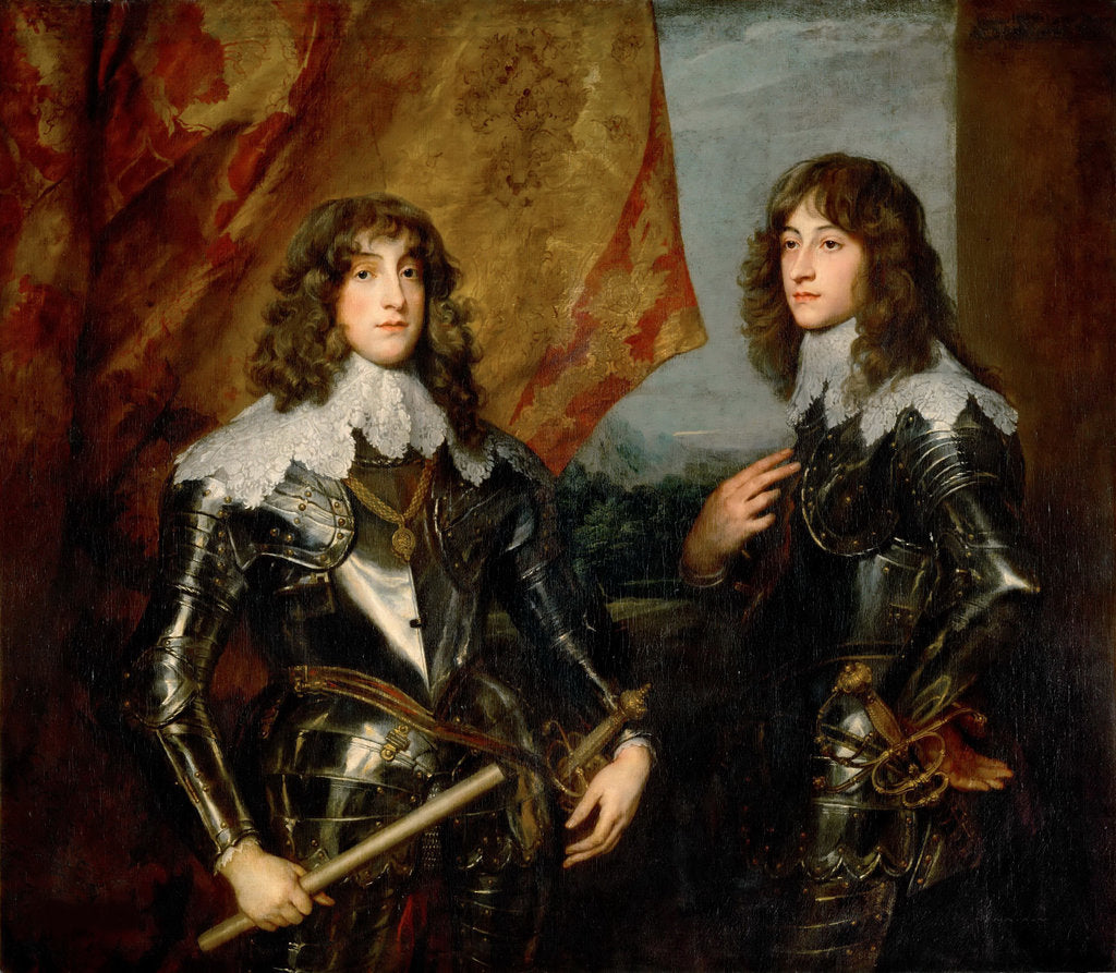 Detail of Charles I Louis, Elector Palatine, and his Brother, Prince Rupert of the Rhine (1619-168 by Anonymous