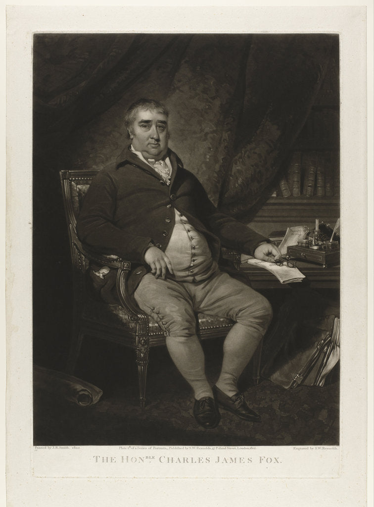 Detail of Charles James Fox, by Anonymous