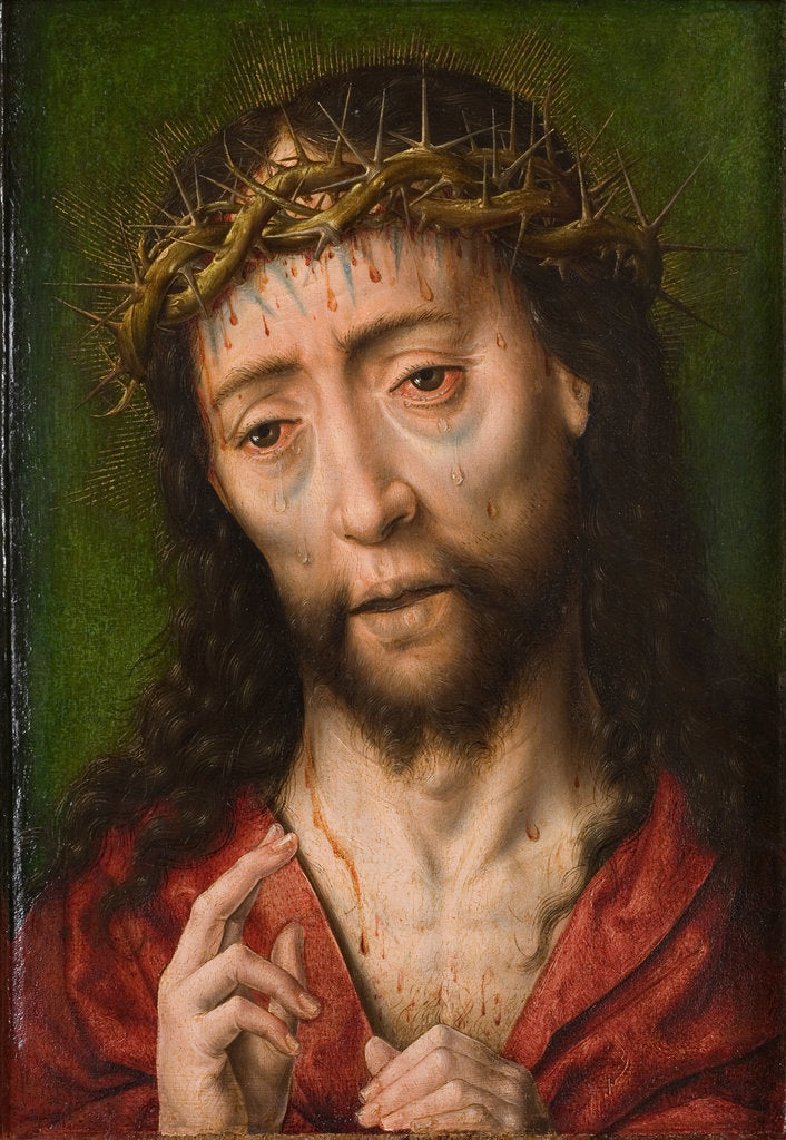 Detail of Christ with the crown of thorns, First Half of 16th cen by Anonymous