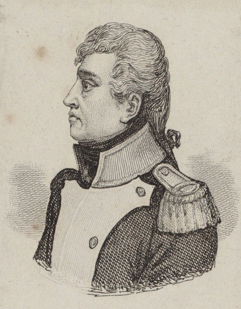 Detail of Claude Joseph Rouget de Lisle, 1830 by Anonymous