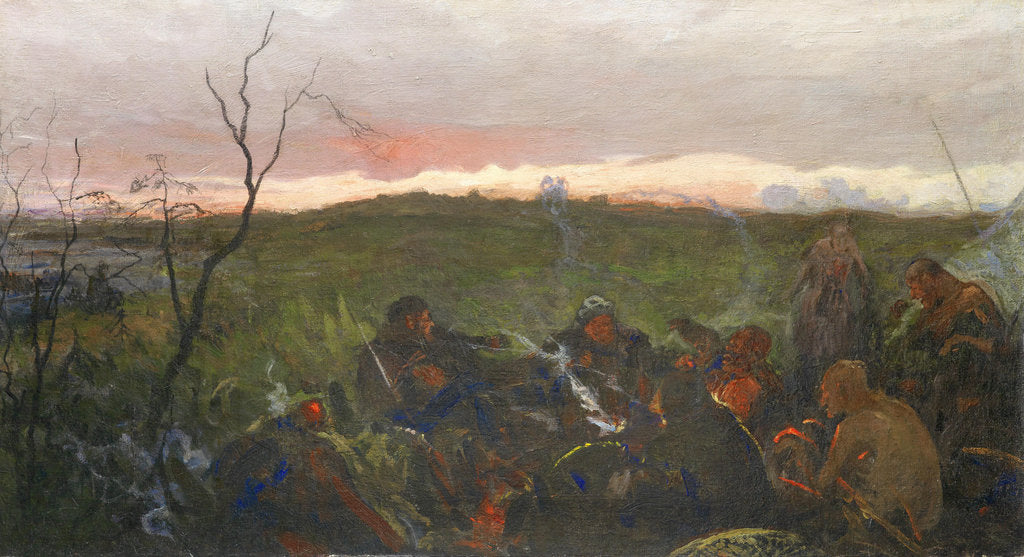 Detail of Cossacks, 1887 by Anonymous