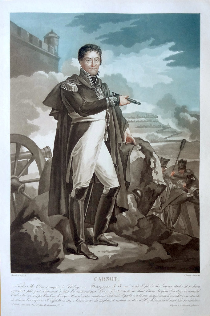 Detail of Count Lazare Nicolas Marguerite Carnot, c. 1800 by Anonymous