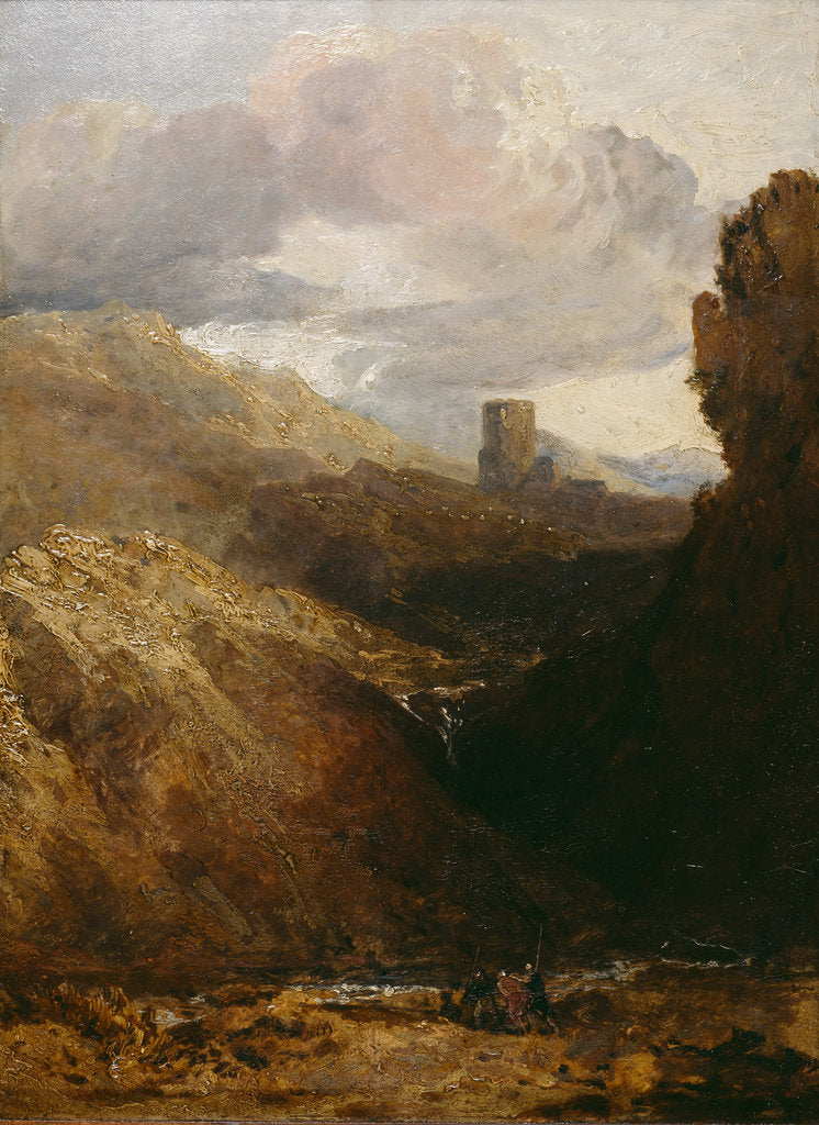 Detail of Dolbadarn Castle, 1799-1800 by Anonymous