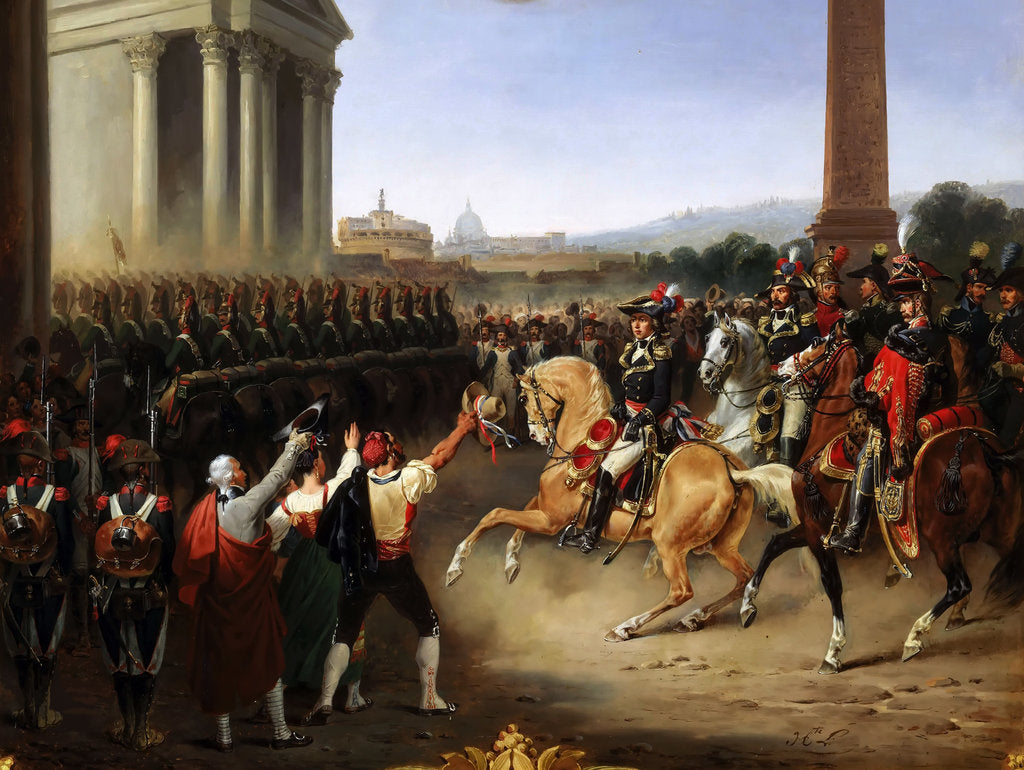 Detail of Entry of the French Army in Rome, February 15, 1798, 1834 by Anonymous