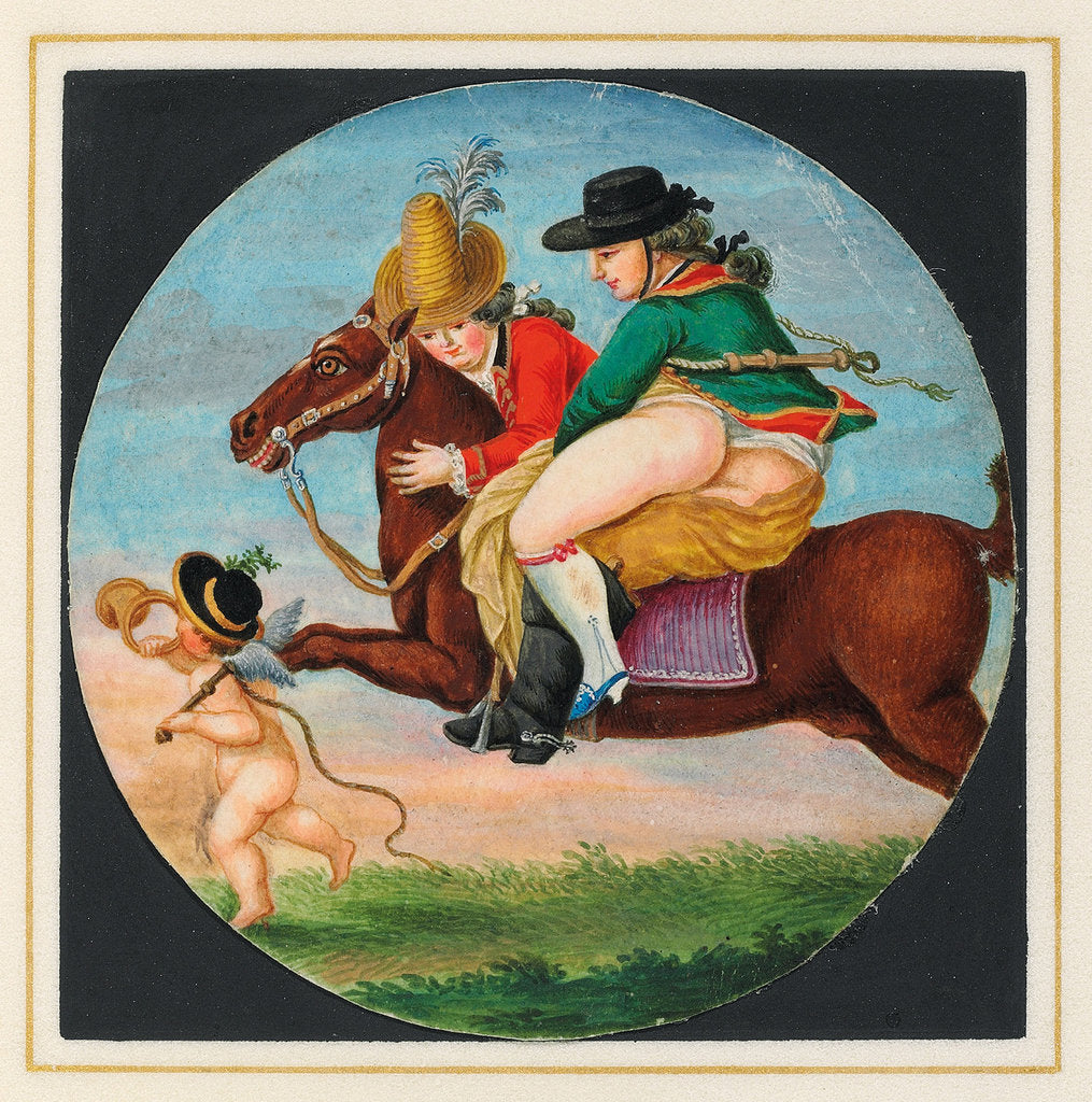 Detail of Erotic Scene, Second Half of the 18th cen by Anonymous