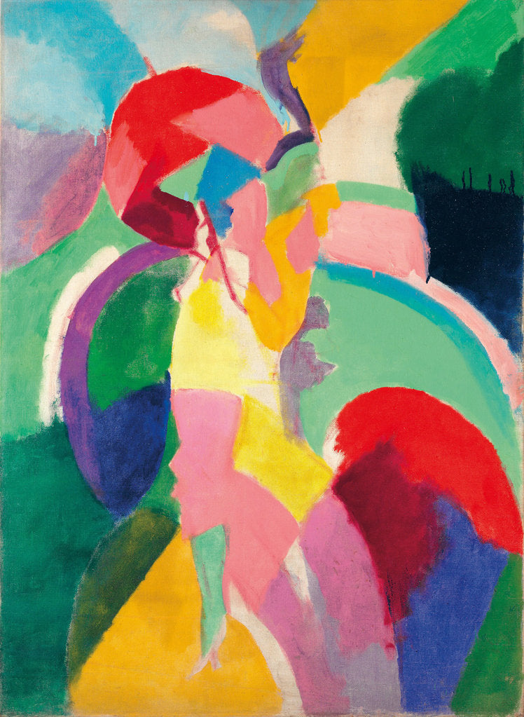 Detail of Femme à lombrelle ou La Parisienne, 1913 by Anonymous