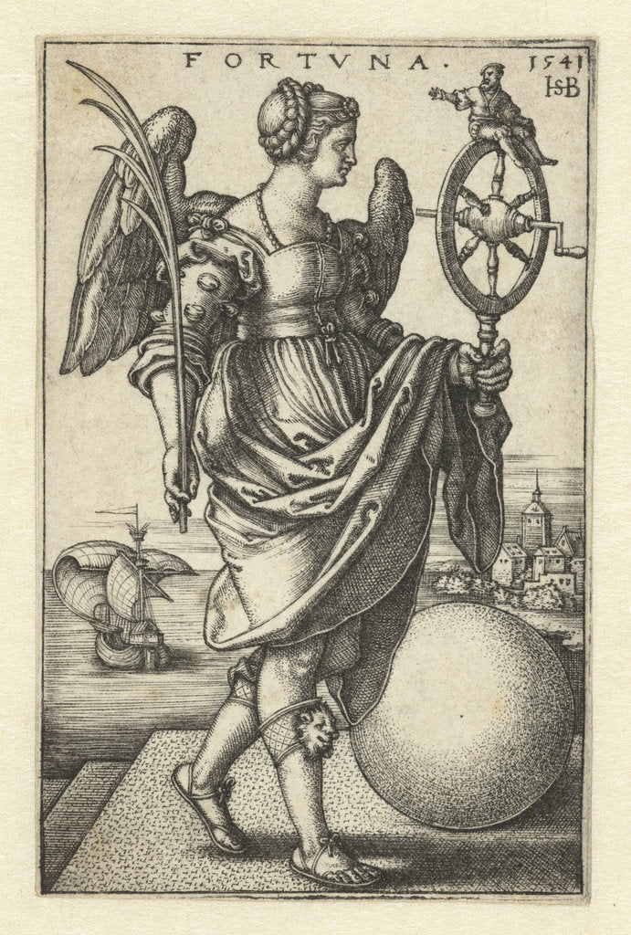 Detail of Fortuna, 1541 by Anonymous