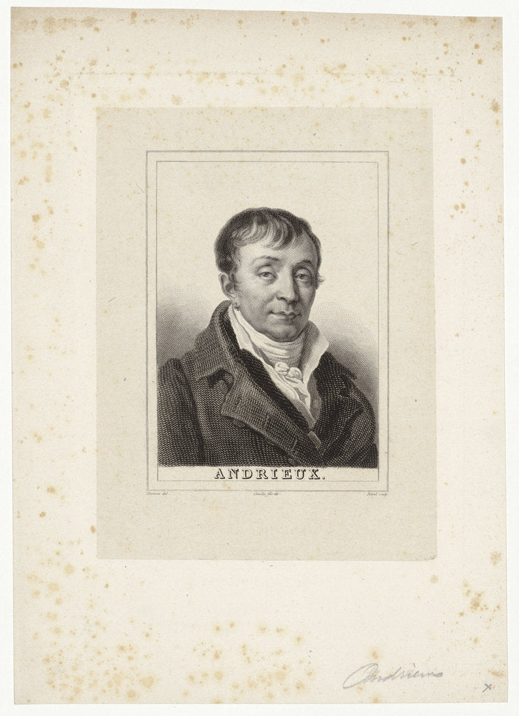 Detail of François Andrieux, by Anonymous
