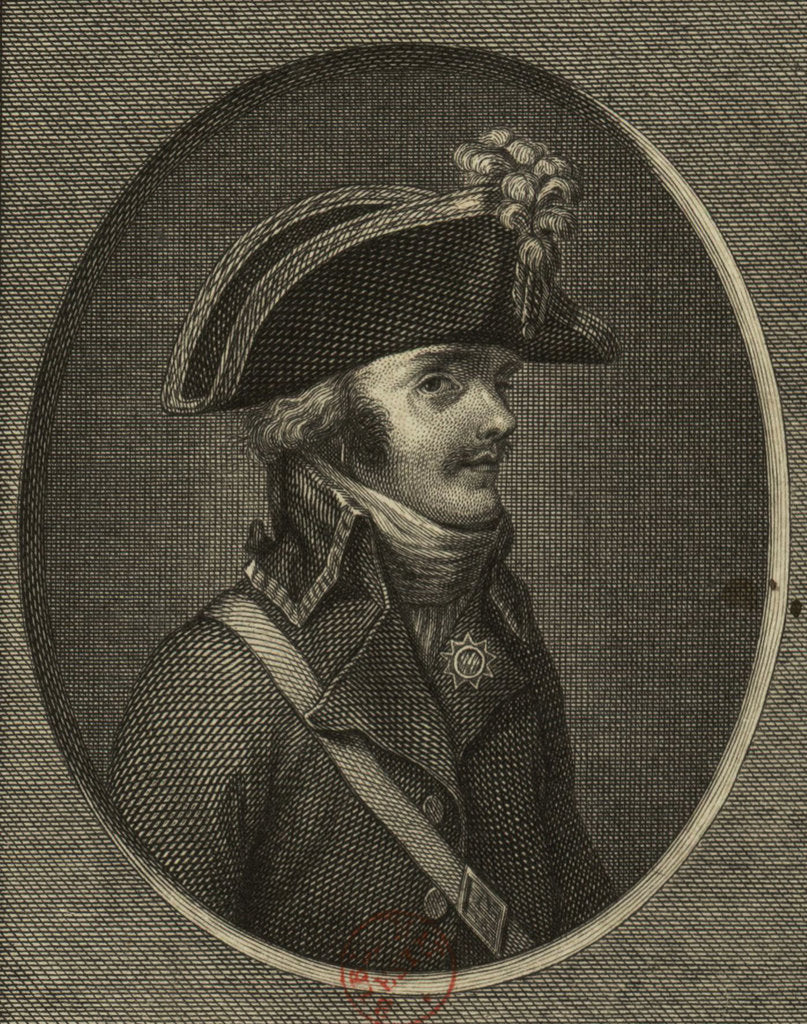 Detail of François-Athanase de Charette de la Contrie, 1796-1797 by Anonymous
