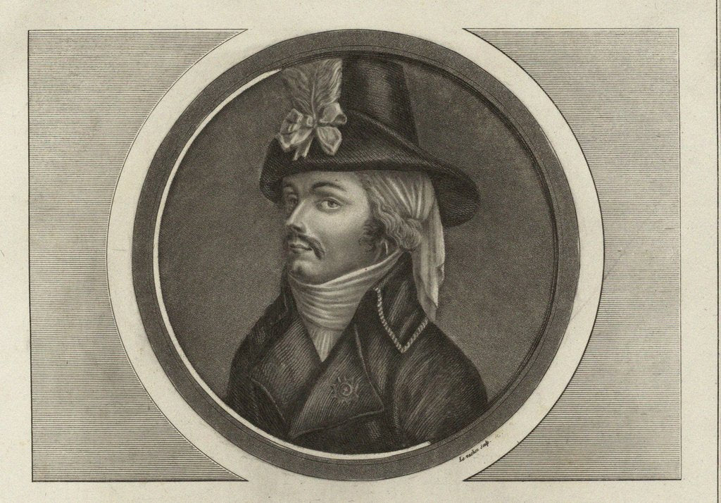 Detail of François-Athanase de Charette de la Contrie, 1798 by Anonymous
