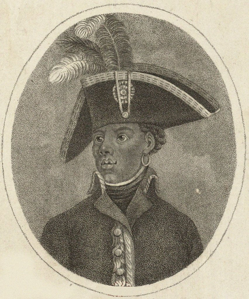 Detail of François-Dominique Toussaint Louverture, 1795 by Anonymous