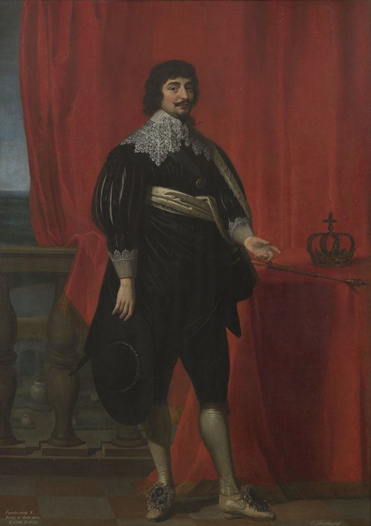 Detail of Frederick V, Elector Palatine of the Rhine and King of Bohemia, ca 1631 by Anonymous