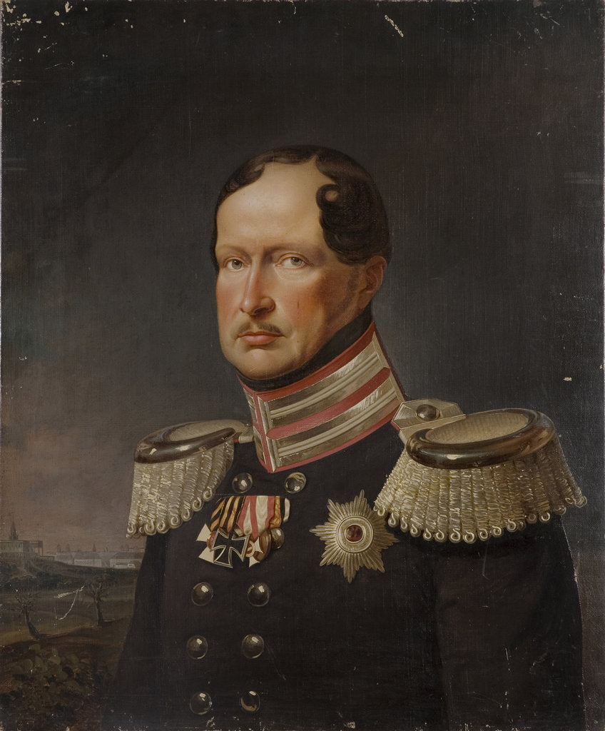 Detail of Frederick William III of Prussia, by Anonymous