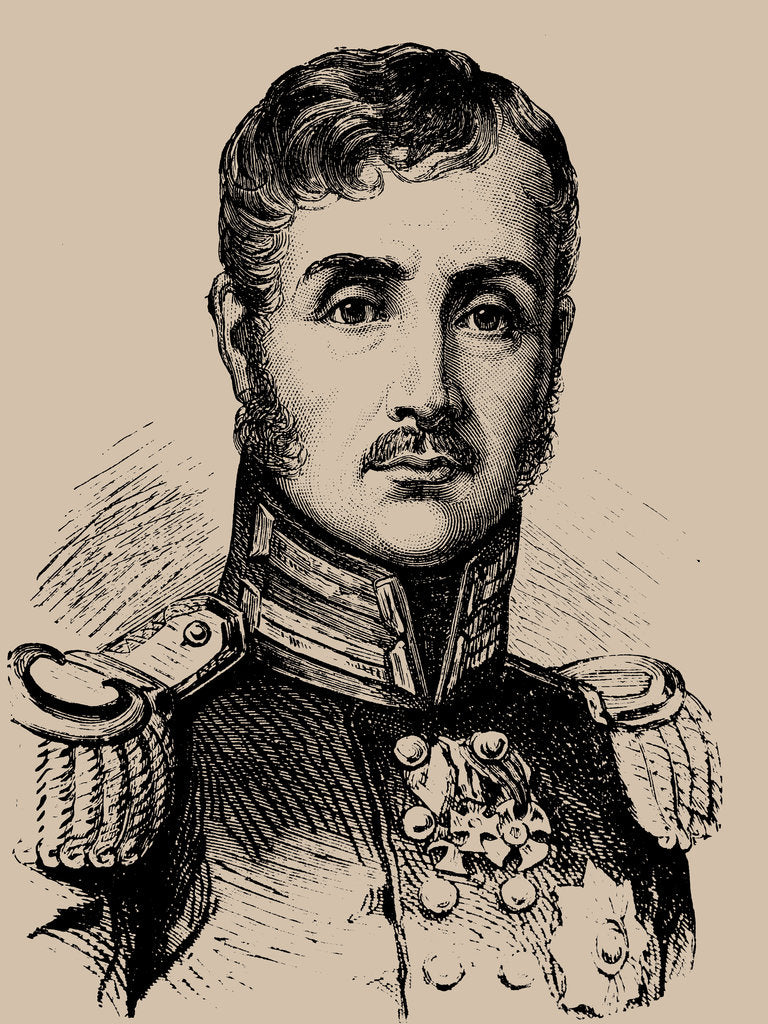 Detail of Frederick William III of Prussia, 1889 by Anonymous