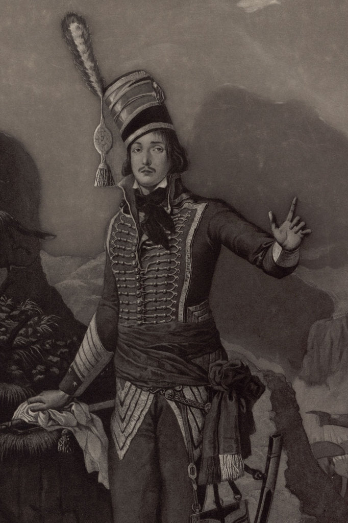 Detail of General François Séverin Marceau-Desgraviers, 1798 by Anonymous