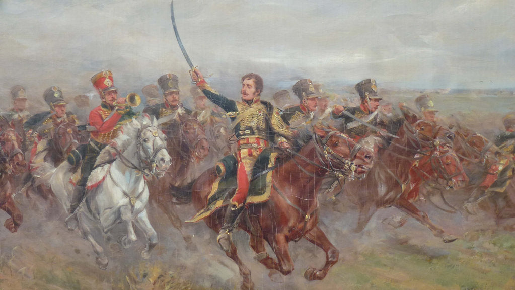 Detail of General Lasalle in the Battle of Wagram, 1906 by Anonymous