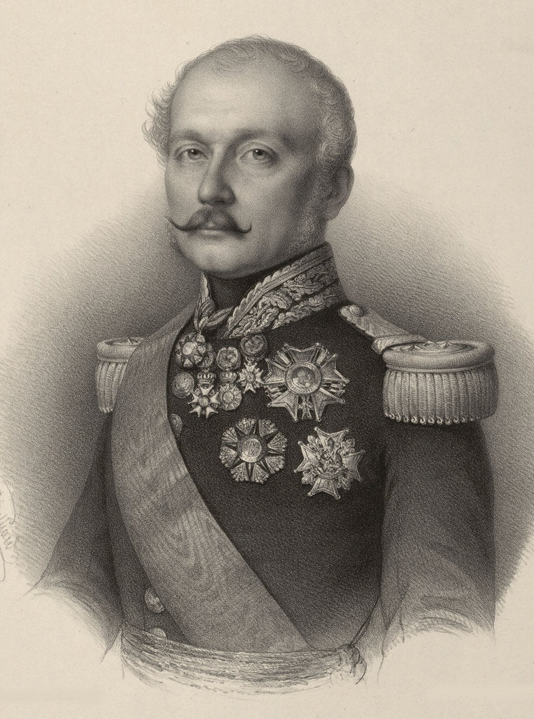 Detail of General Nicolas Oudinot, duc de Reggio, 1851 by Anonymous