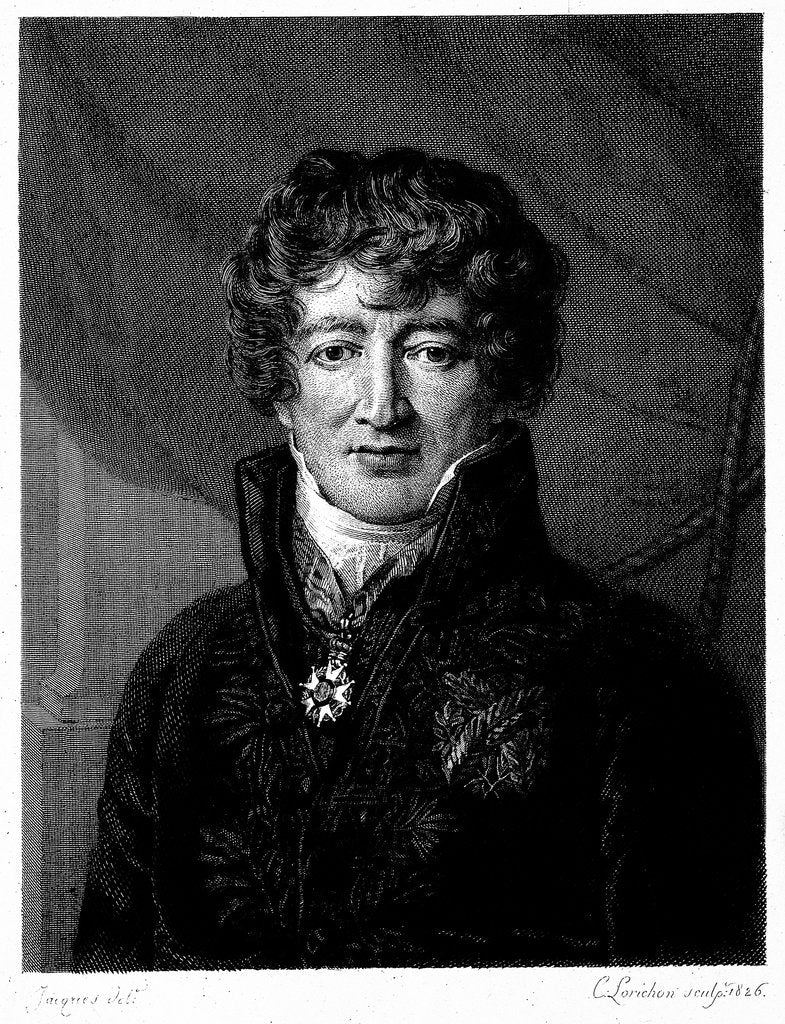 Detail of Georges Léopold Chrétien Frédéric Dagobert, Baron de Cuvier, 1826 by Anonymous